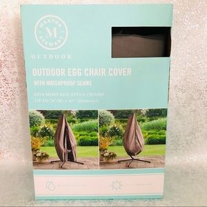 Martha Stewart Waterproof Outdoor Egg Chair Cover